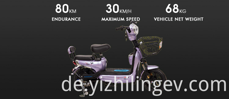 2018 Neue Produkte langlebiger Design Electric Moped Scooter mit Pedalen